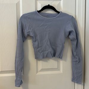 Periwinkle crop top